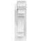 Ekena Millwork Merced Architectural Grade PVC Outlooker with Traditional Ends, 5"W X 16"D X 16"H OUTP05X16X16MRC01 - alternate 3